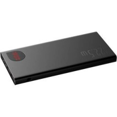 Baseus 10000mAh Powerbank - Sleek Black Portable Charger for Ultimate Power on the Go